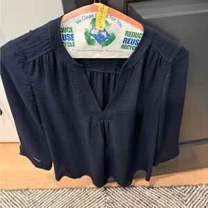Rebecca Taylor navy Blouse
